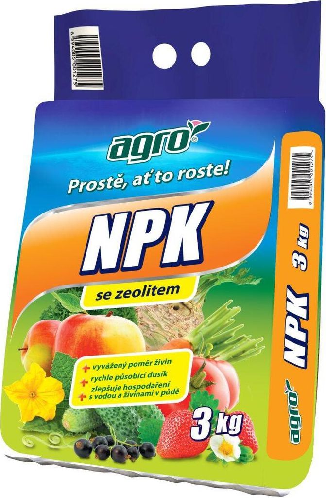 AGRO NPK-Dünger mit Zeolith 3kg