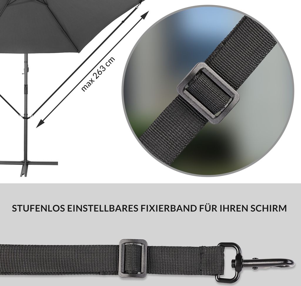 KINGSLEEVE® Windsicherung für Ampelschirme Robuste Produktbild 9