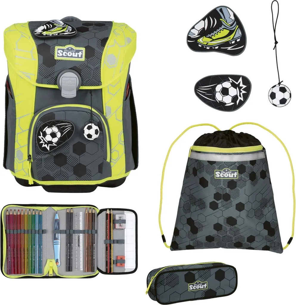 Scout Micro Kit Cartable 4 Superflash Extreme Soccer Star Scolaire