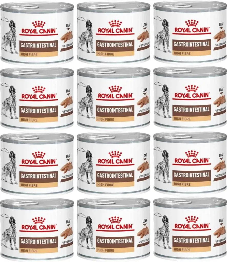 Pâtée Gastrointestinal High Fibre Royal Canin Chien Riche en Fibres 12x200g