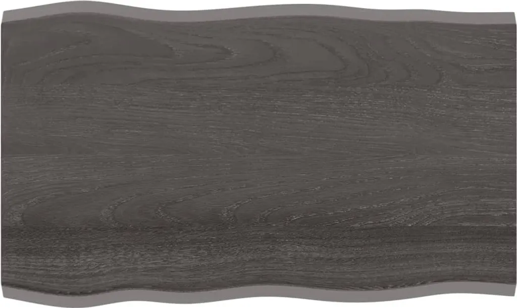 Prezzo Piano Tavolo 100x60x2 SYFAX™ Rovere Marrone Scuro Non Trattato