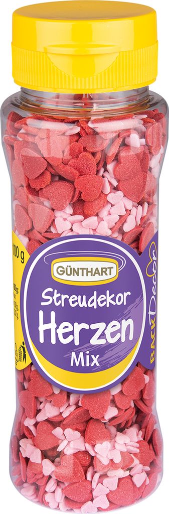 Günthart Streudekor, Herz-Mix 100 g Produktbild 