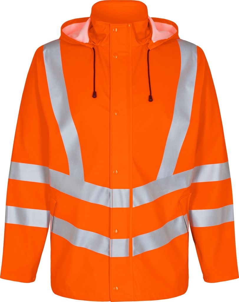 F. Engel Safety Regenjacke, Orange, Gr. 2XL