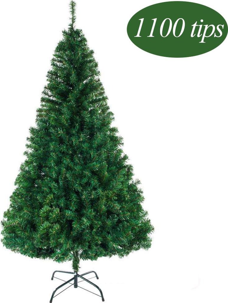 2,13 m großer Künstlicher Weihnachtsbaum mit 1100 Zweigen