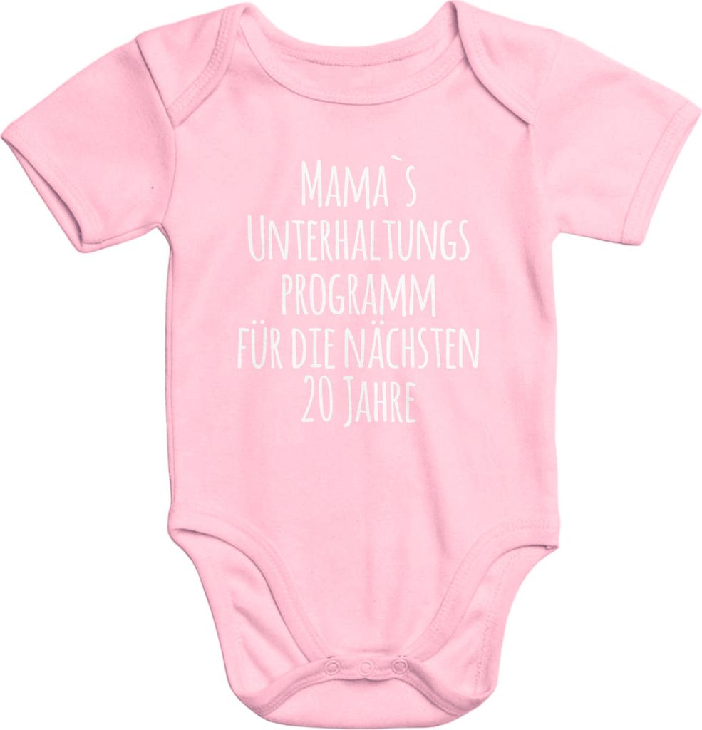 kurzarm Baby Body Mama`s Unterhaltungsprogramm für die nächsten 20 Jahre Baumwolle Moonworks 3-6 Monate