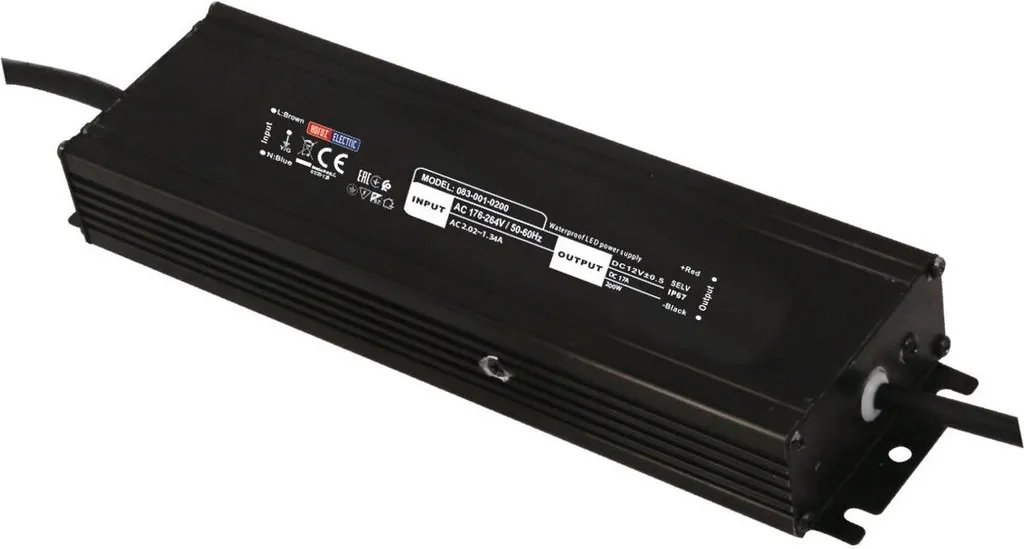 Transformateur LED AquaForce 200W 17A : Finissez-en avec les pannes d'humidité