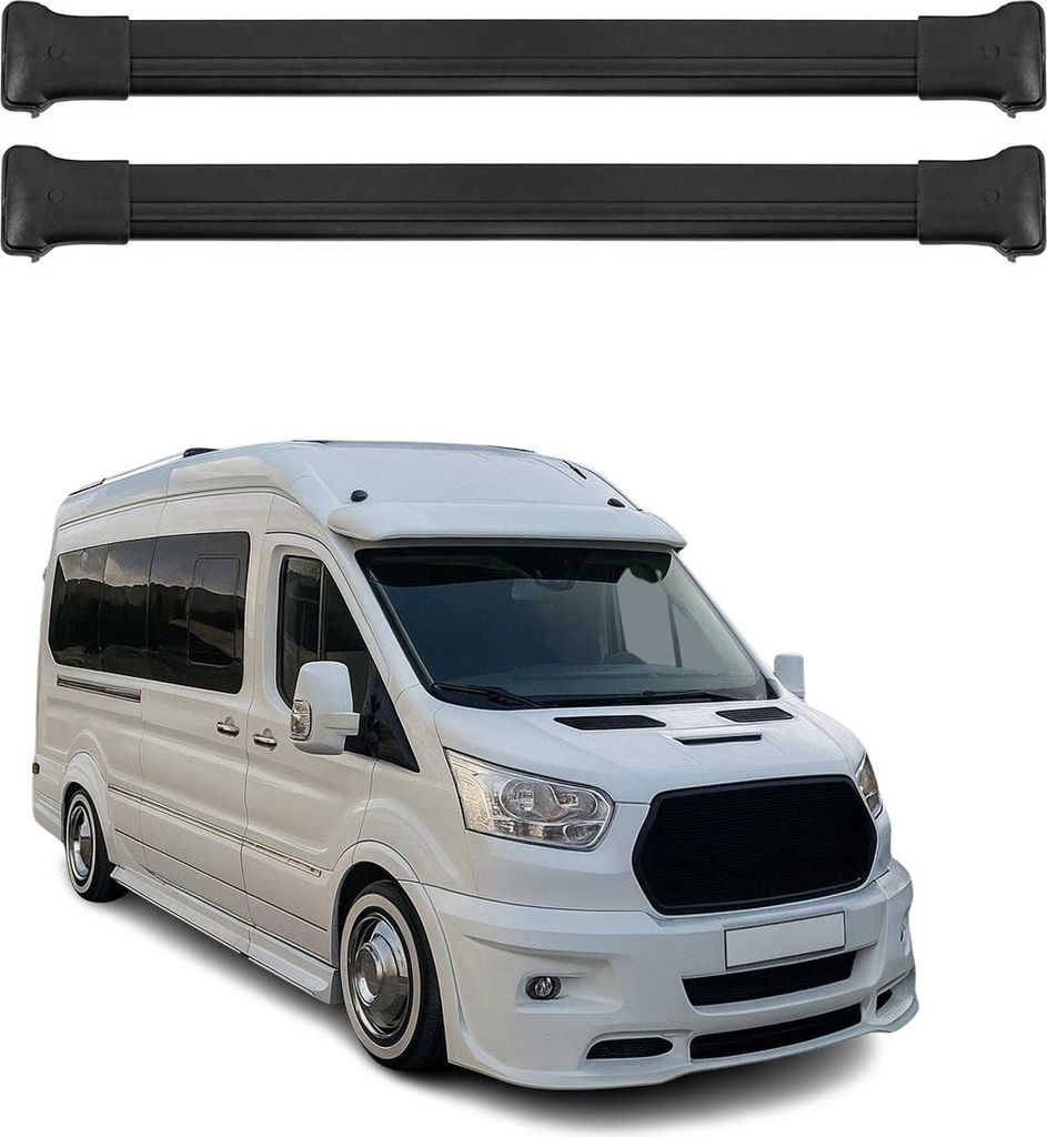 Barres de toit transversales pour Ford Transit 2014-2025 Image du produit 