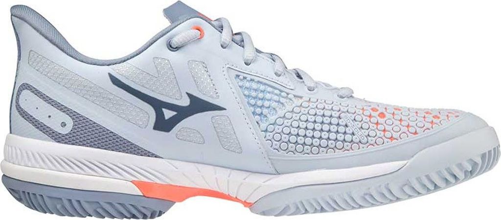 Mizuno Tennisschuh Padelschuh Wave Exceed Tour 5 CC Damen Grau Orange