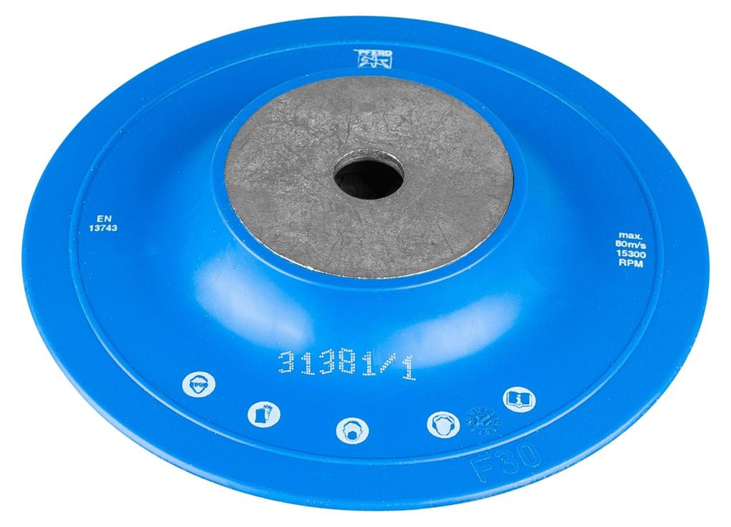 PFERD TOOLS Stützteller mit Spannmutter Ø 100 GT M10 für Winkelschleifer 100