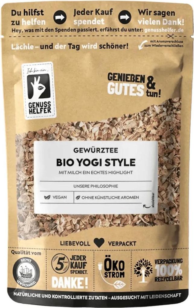 Gewürztee Yogi Style , lose, aromatische Teemischung, perfekt zum Entspannen, 100g