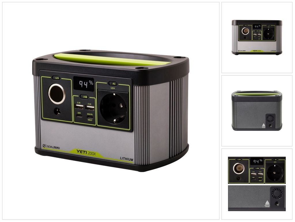 Goal Zero 22080, DC, Solární, USB, 187 Wh, 200 W, 5 - 230 Obrázek produktu 