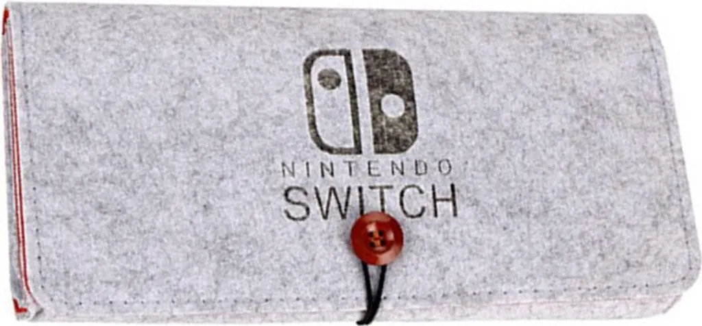 Custodia INF Feltro per Nintendo Switch: Sottile, Grigio e Capiente