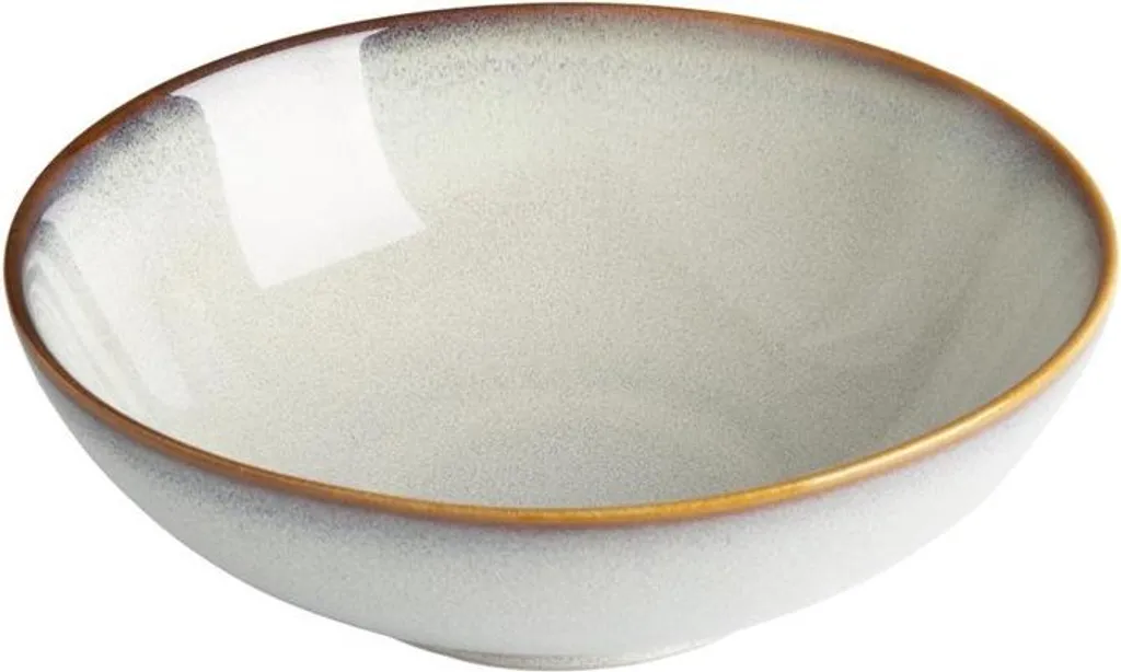 Assiettes creuses Olympia Drift Grey 205 mm - Set de 4 bols de service