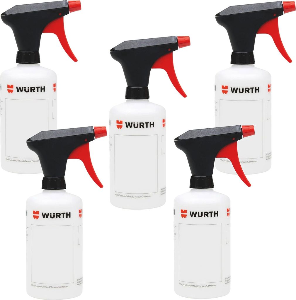 Würth Pumpsprühflasche aus PE, 500 ml Füllmenge, Ø 75 mm, Produktbild 
