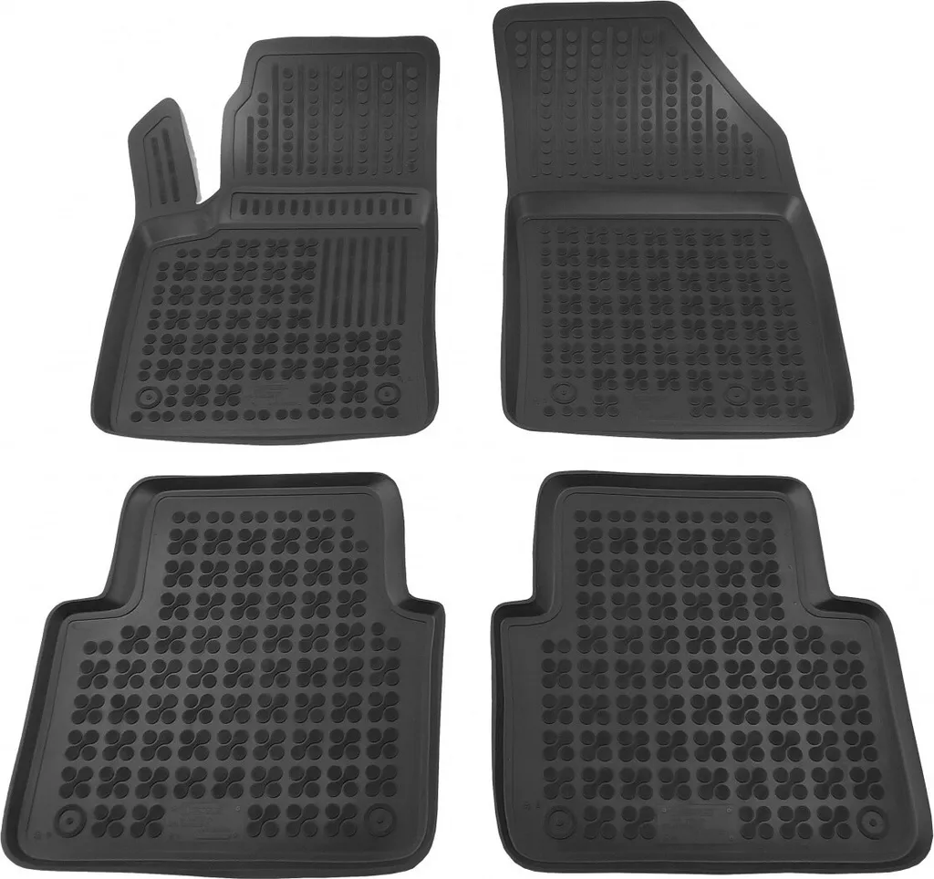 Set Tappetini 3D Gomma Opel Crossland X 2017+ Inodore Nero