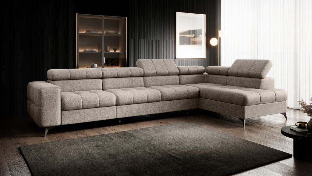 Ecksofa PUDDING MAXI Breite 350cm L-form Ecke mit Produktbild 