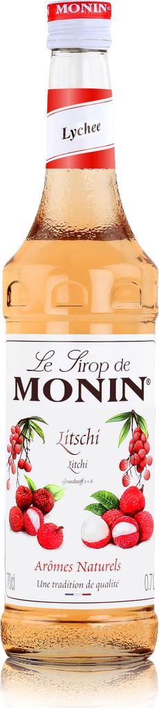 Monin Sirup Litschi 700ml - Cocktails Milchshakes Kaffeesirup (1er Pack)