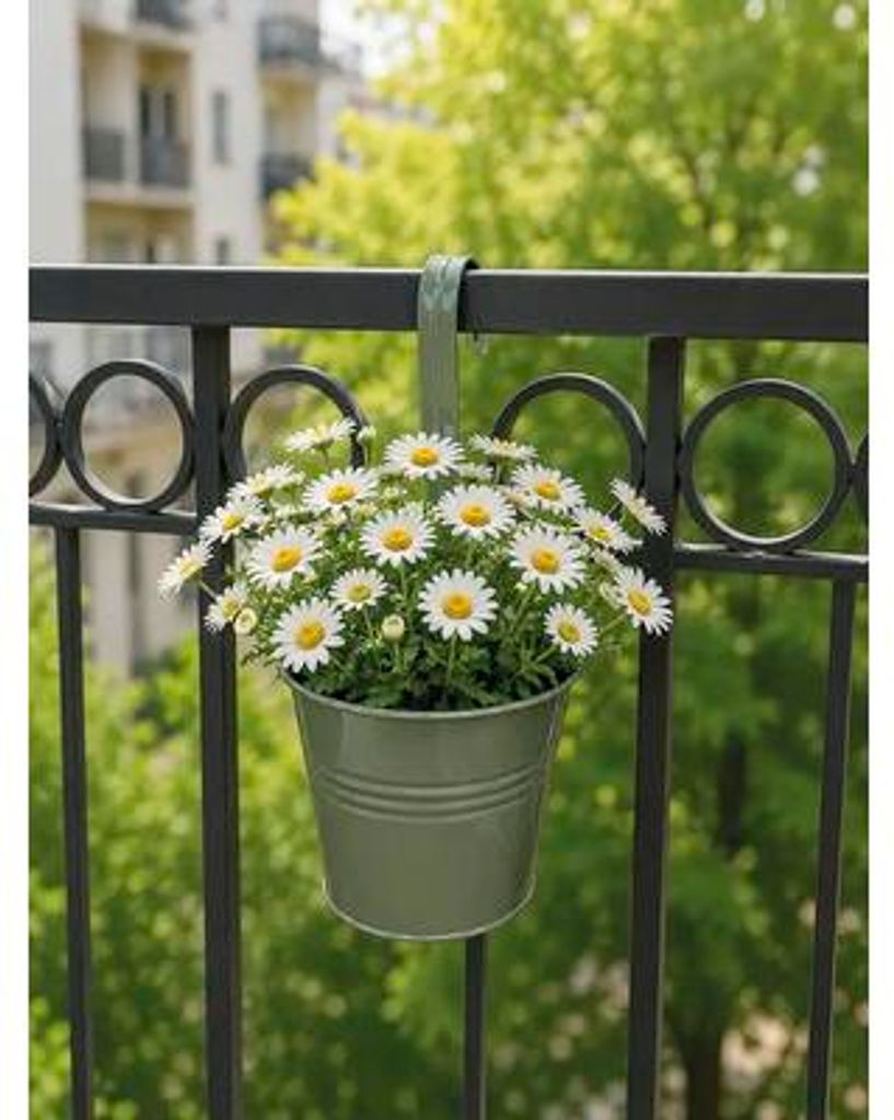 Blumentopf zum Hängen Lafiora Metall 17 x 12,5 x 31 cm Produktbild 