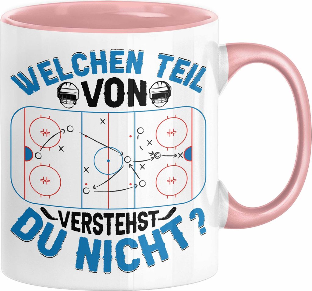 Eishockey Trainer Geschenk Tasse Coach Eis-Hockey Spieler Geschenkidee Eishockeyspieler Geschenkdiee Welchen Teil Von Verstehst Du Nicht Kaffee-Bec...