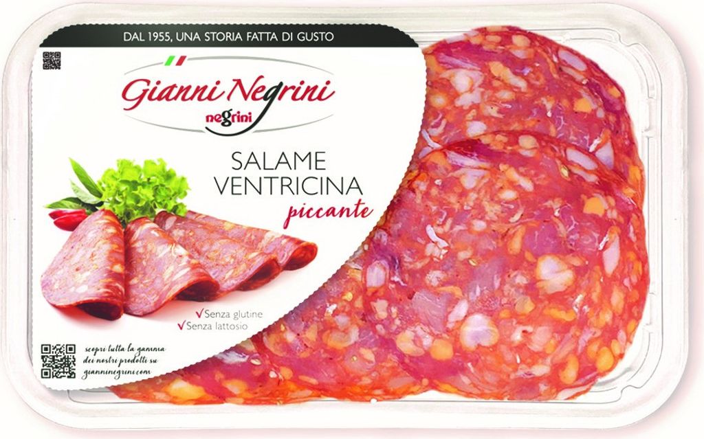Salami Ventricina piccante in Scheiben 80g - Gianni Negrini Produktbild 