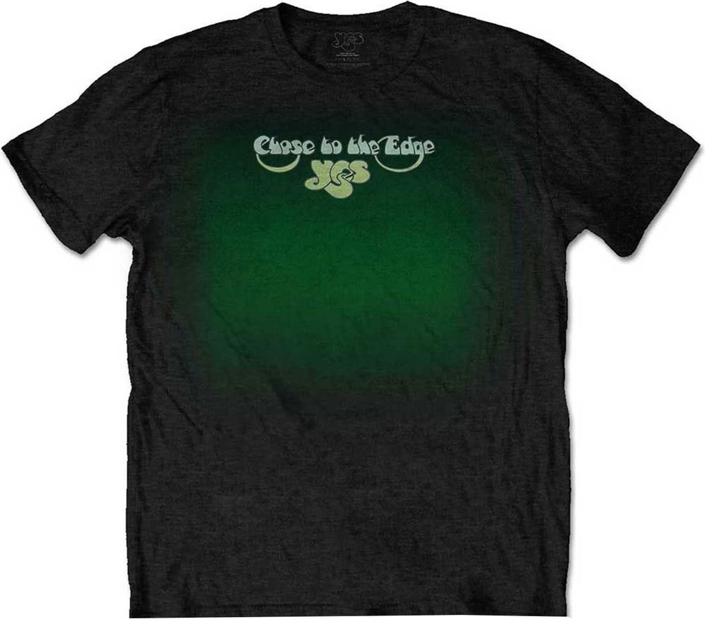 Yes - "Close To The Edge" T-Shirt für Herren/Damen Uni RO7471 (S) (Schwarz)
