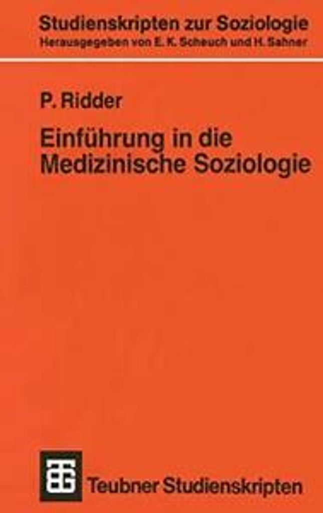 Einführung in die Medizinische Soziologie