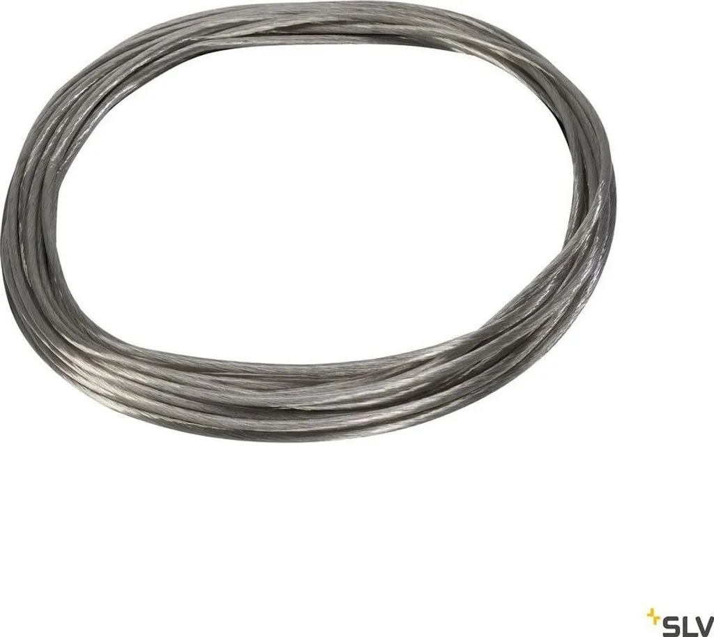 Câble 4mm² TENSEO 10m en Finition Chrome SLV pour Éclairage Design