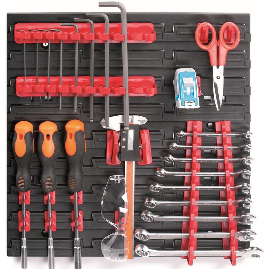 Set de 2 Fachböden de Wandwerkzeughalter, de Kunststoff, Produktbild 8