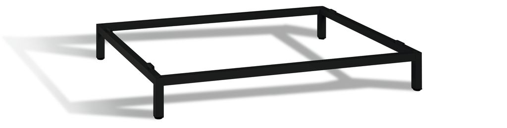 CP 7100 Untergestell für Schränke schwarzgrau 110,0 x 75,0 x 15,0 cm