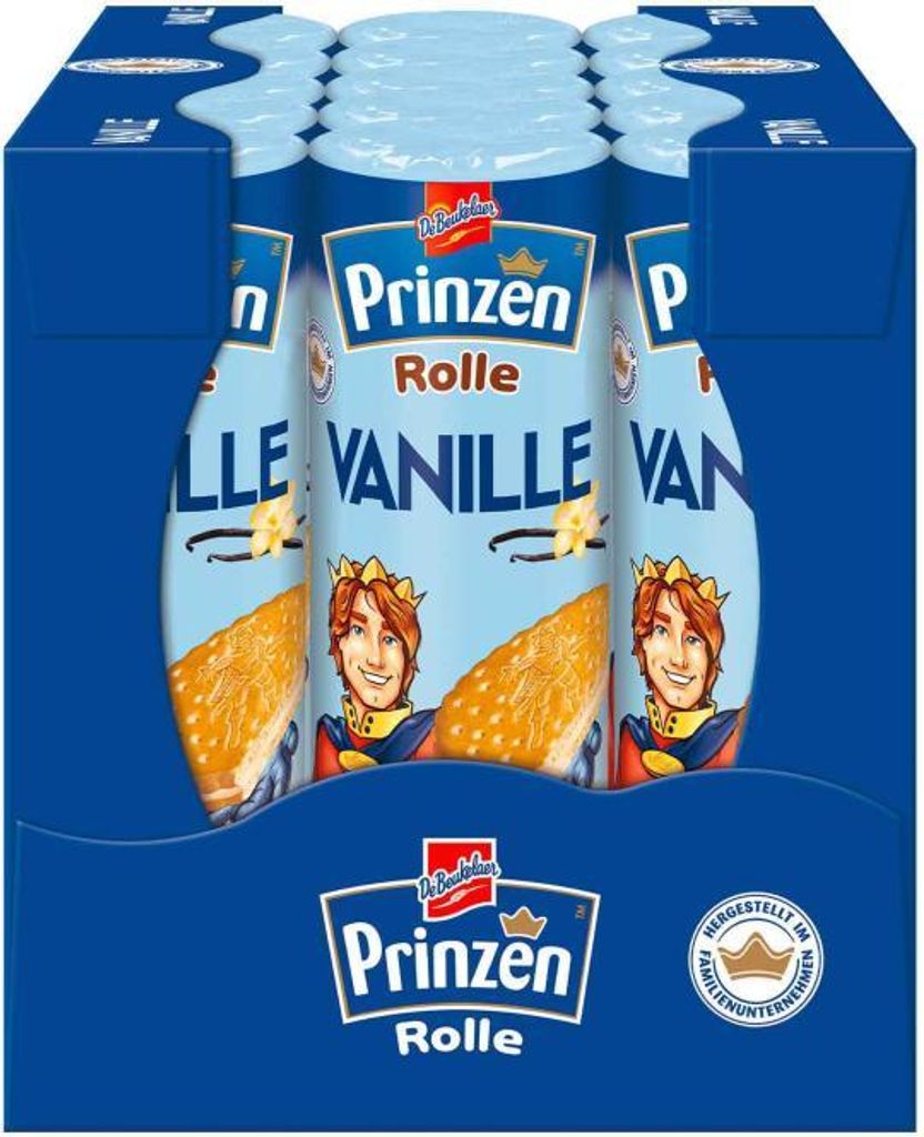 De Beukelaer Prinzen Rolle mit Vanillecremefüllung Packung 352g