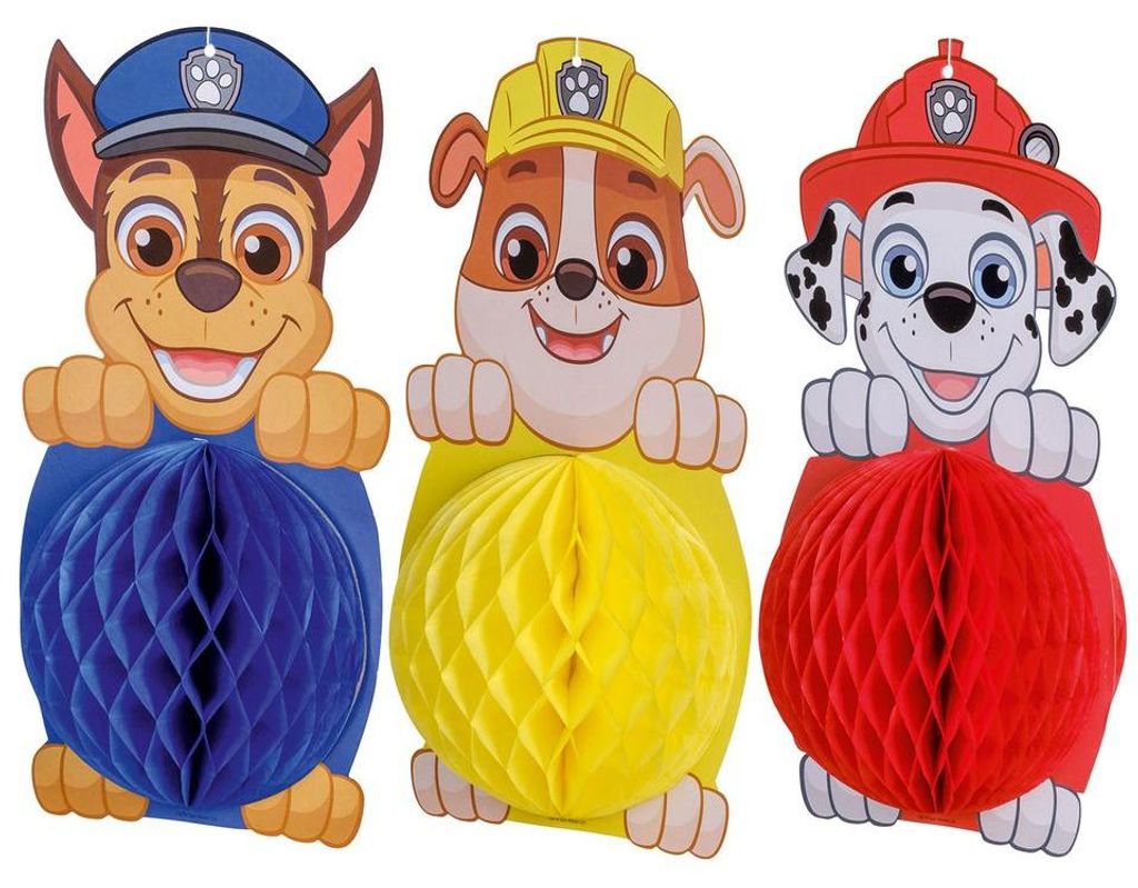 3 Wabenfiguren Paw Patrol 30cm Produktbild 