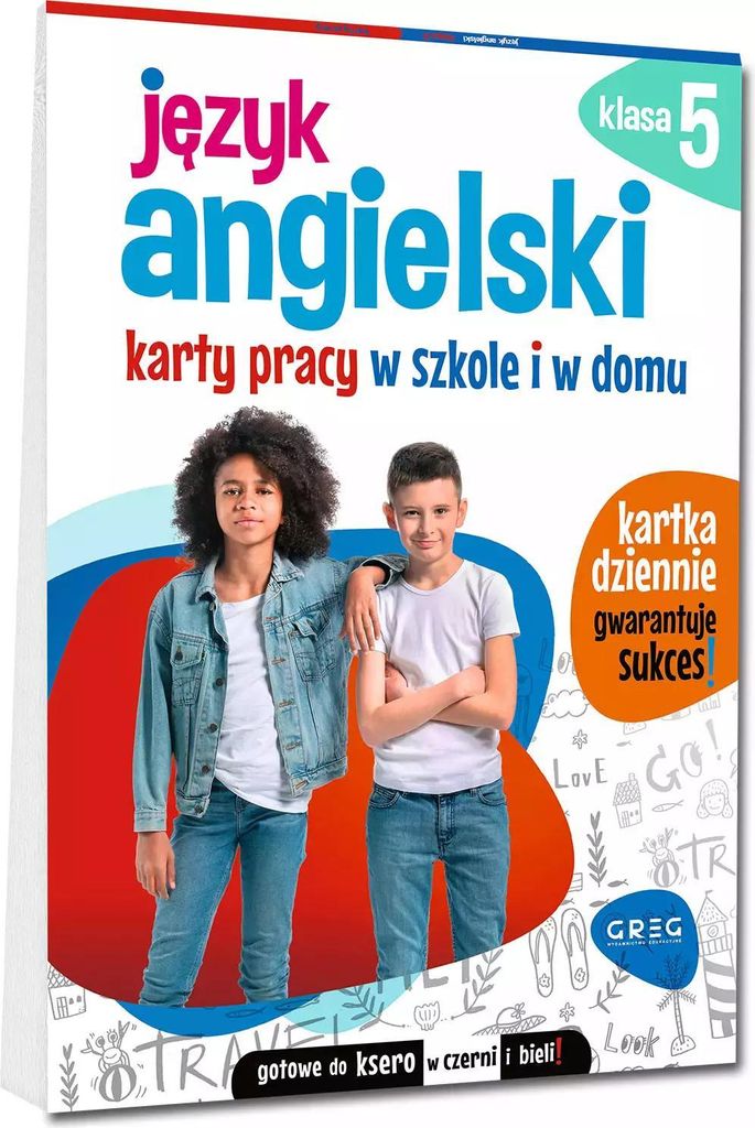 Greg - Język Angielski Klasa 5: Karty Pracy, Nauka Angielskiego Dla 10-Latków