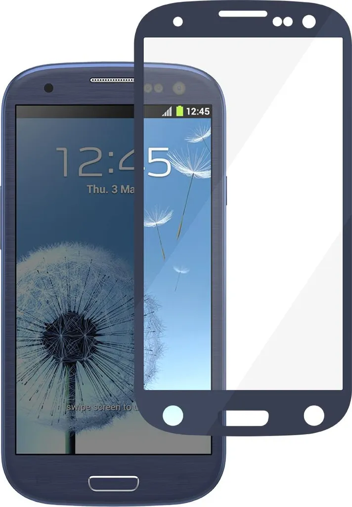 Écran Rayé ou Reflets ? Solution iVisor AG pour Samsung Galaxy S III Bleu - 4