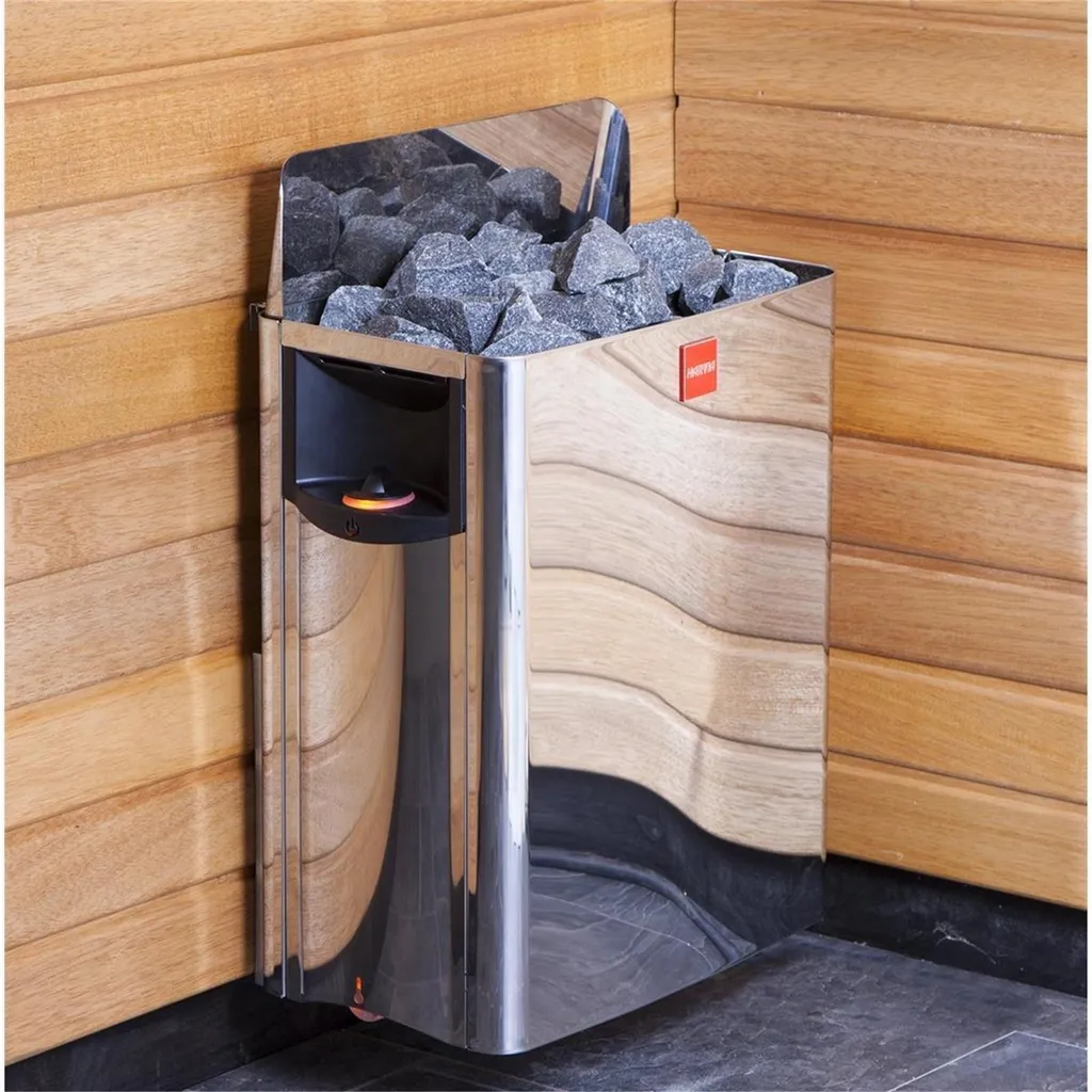 Harvia The Wall SW45 Poêle de Sauna 4,5 kW avec Commandes Intégrées - 2