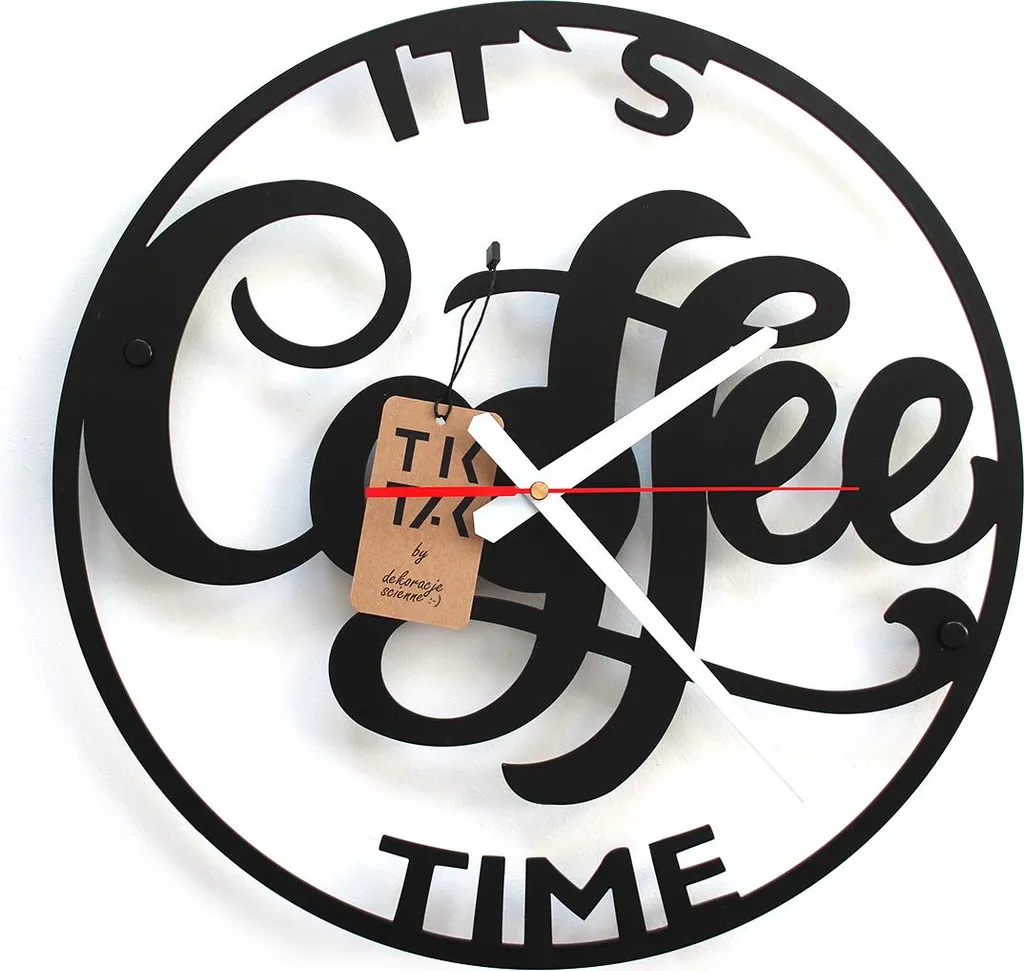 Orologio Parete Decorizzly® Caffè: Arredo Cucina Moderno e Silenzioso