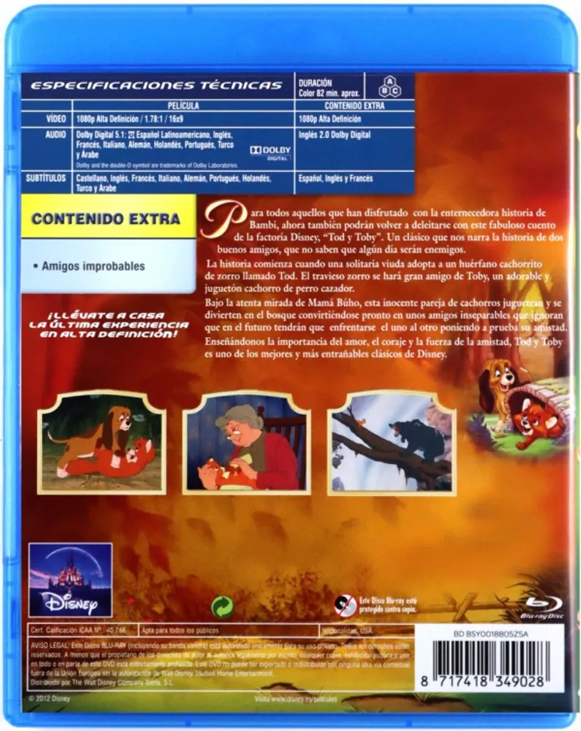 Film Animation Cap et Capper Blu-ray Disney Version Anglaise Import - 2