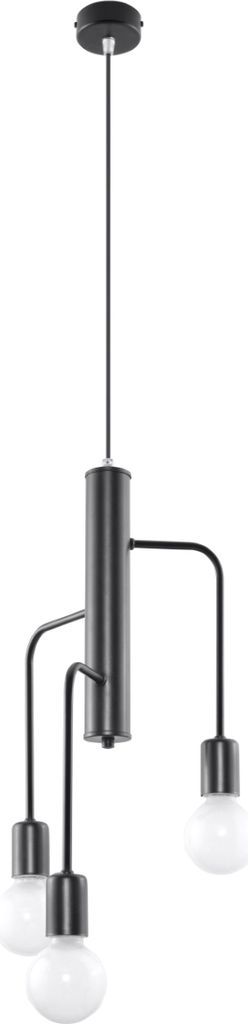 Kronleuchter DUOMO 3M 3xE27 15W Stahl 100x25x25cm Sollux Lighting