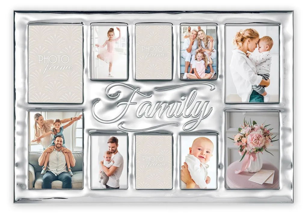 Cadre photo ZEP B78810 Legacy 6x7x10 cm en bois argenté de qualité