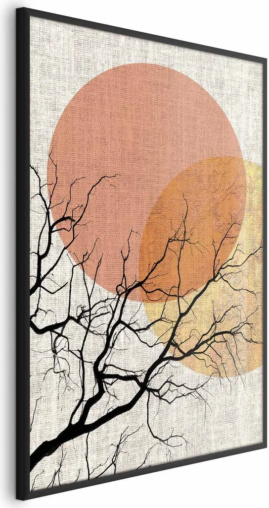 Arredo Casa: Poster Luna 60x90 cm Cornice Nera senza Bordi
