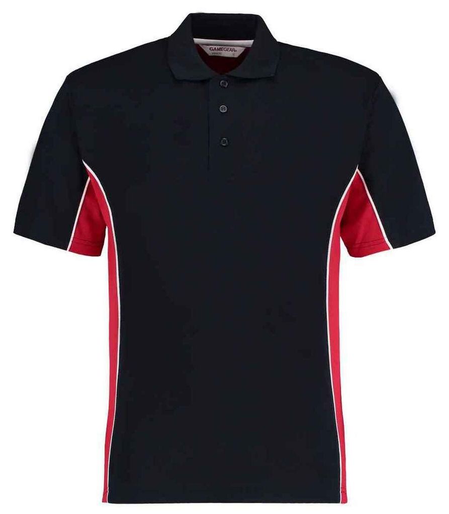 Kustom Kit - Poloshirt für Herren, Klassisch LT5523 (M) (Marine/Rot/Weiß)