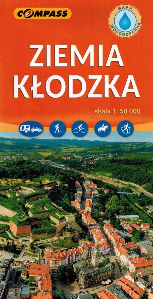 Kłodzko Land 1:50.000. Laminierte Touristenkarte. Ausgabe 2024. Kompass