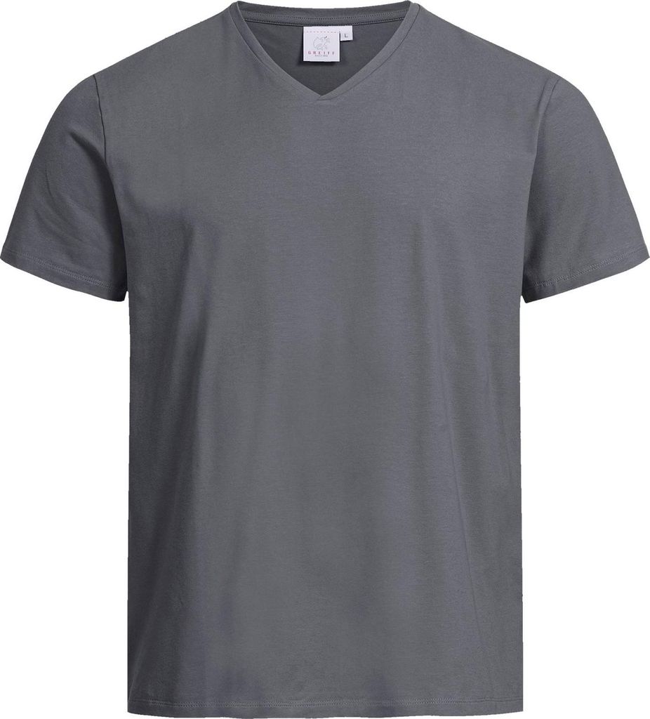 Greiff SHIRTS Herren Shirt Kurzarm V-Neck Regular-Fit Produktbild 