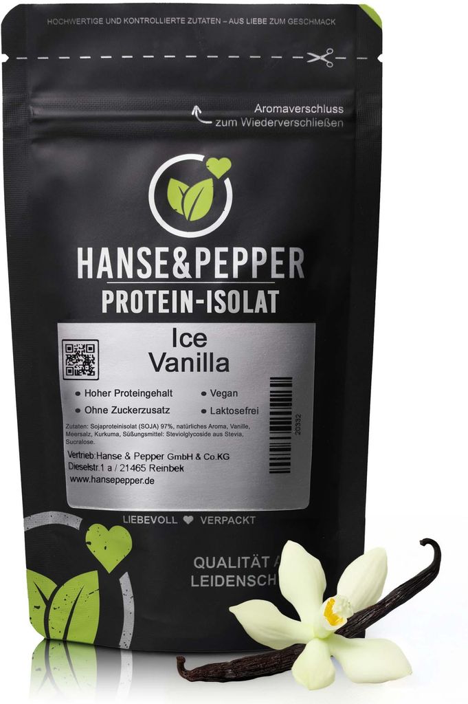 500 g (ca. 16 Portionen) / Ice Vanilla Veganes Produktbild 