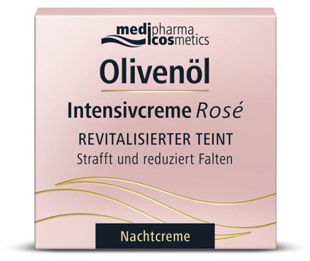 Olivenöl Intensivcreme Rose Nachtcreme, 50 ml Creme Produktbild 
