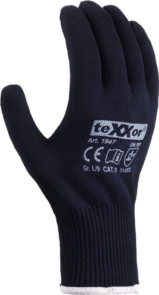teXXor Handschuh 1947-8 bl/rt Gr.08