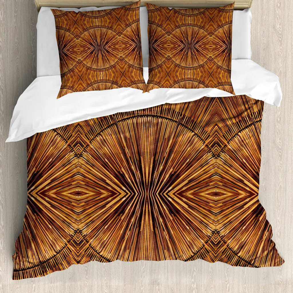 Copripiumino Tribale ABAKUHAUS Eastern Bamboo Zenzero 200x200 Antiacaro