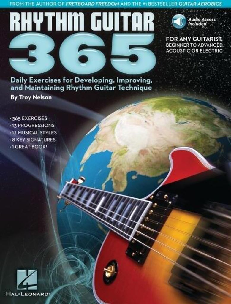 Rhythm Guitar 365 Book/Online Audio