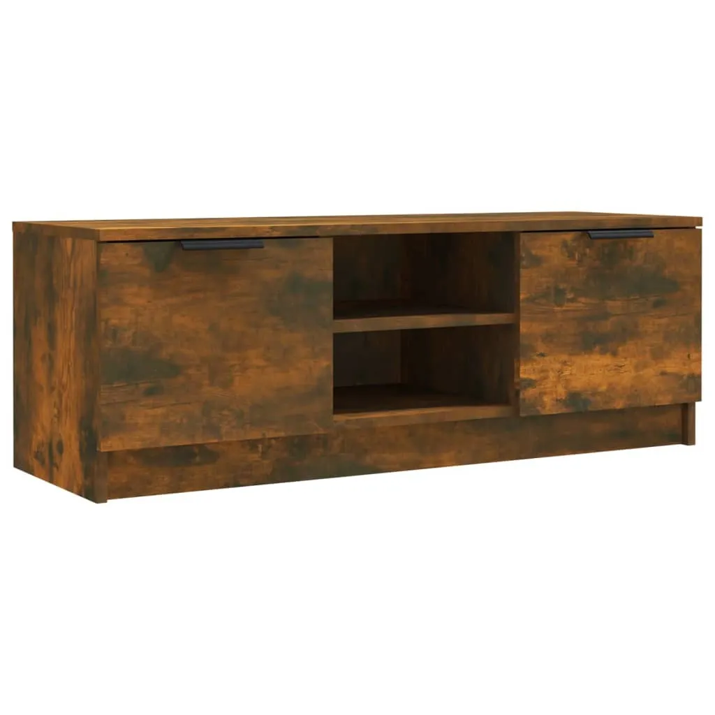 Mobile Porta TV Moderno 102cm Rovere Fumé - Design Elegante Legno