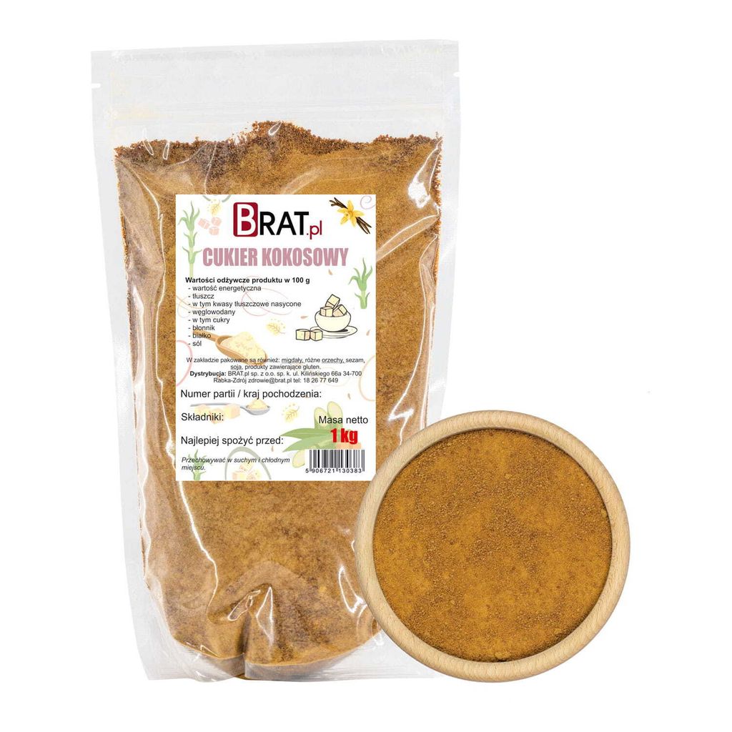 Cukor z kokosových kvetov 1 kg Obrázok produktu 