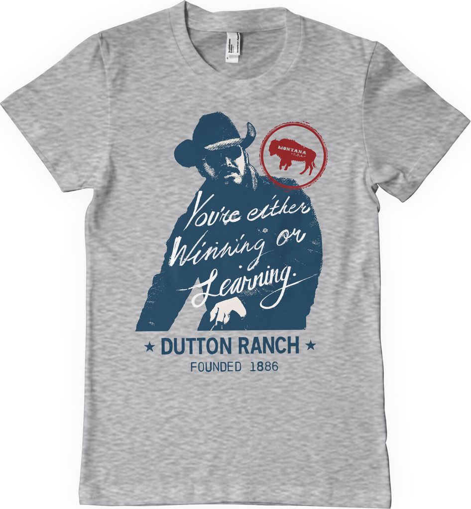 Winning Or Learning T-Shirt - Large - HeatherGrey Produktbild 